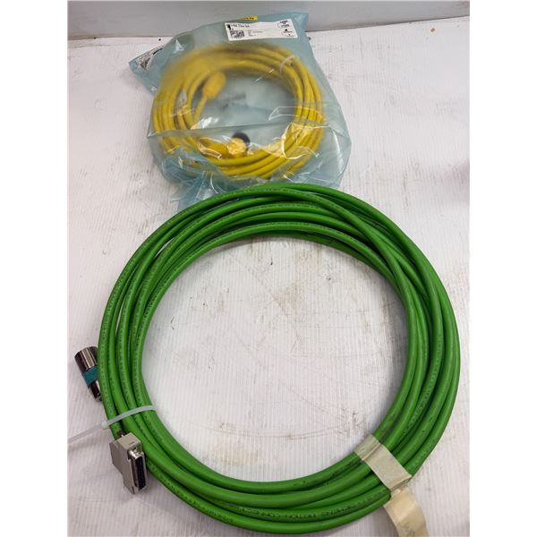 Lot of (2) Control Cables - DigiKey #1794-1124-ND / #RKW 30-838/6M & Siemens #A5E02407058LA2