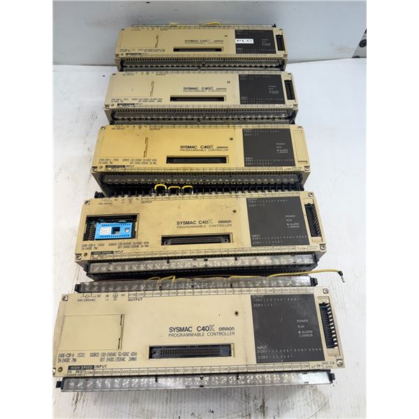 (5) Omron #C40K-CDR-A Programming Controllers