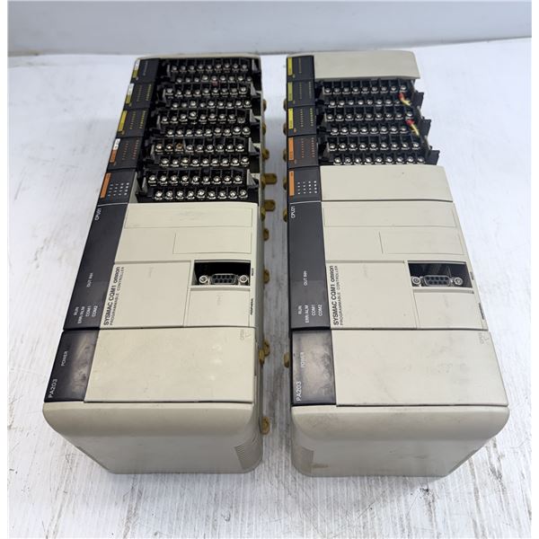 Lot of (2) Omron Racks