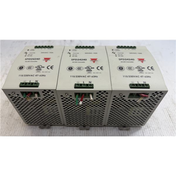 (3) Carlo Gavazzi #SPD242401 Power Supplies
