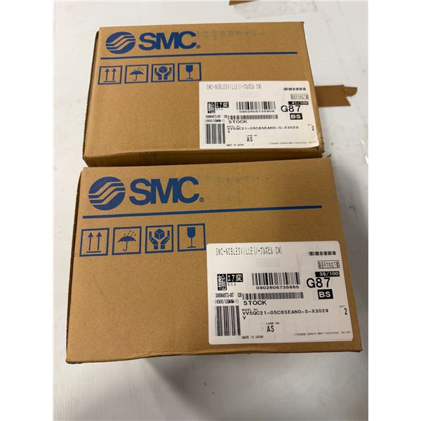 (2) SMC #VV5QC21-05C8SEAN0-S-X3029V (2 PER BOX)