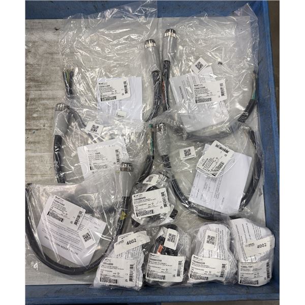 (5) Brad Power #1300610269 / 304T06K26M005A3 Cables w/#1300680099/TC40C40-200G Tee Assemblies