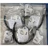 Image 1 : (3) Brad Power #1300610269 / 304T06K26M005A3 Cables w/#1300680099/TC40C40-200G Tee Assemblies