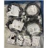 Image 1 : (4) Brad Power #1300640438/CC4030K17M020G Cables w/#1300680099/TC40C40-200G Tee Assemblies