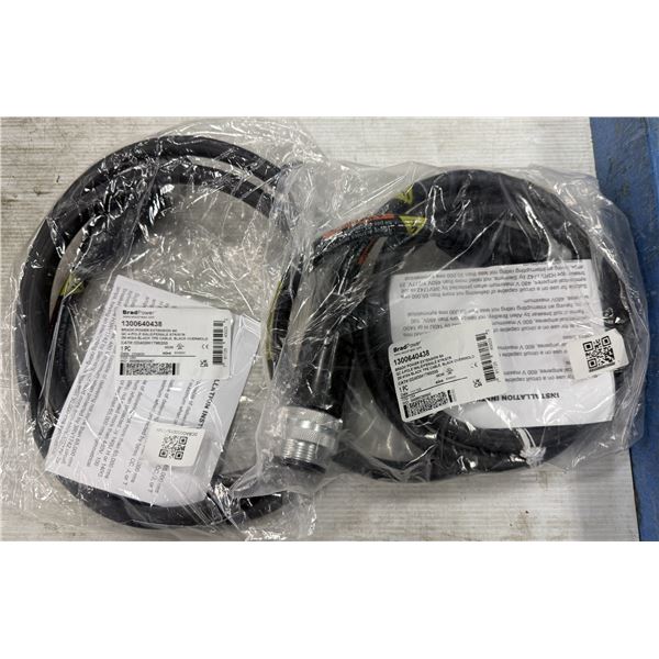 (2) Brad Power #1300640438/CC4030K17M020G Cables