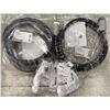 Image 1 : (2) Brad Power #1300620300/334T30K26M020A3 Cables w/#1300680099/TC40C40-200G Tee Assemblies