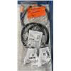 Image 1 : (2) Brad Power #1300621121/334T30K26M010A3 Cables w/#1300680099/TC40C40-200G Tee Assemblies