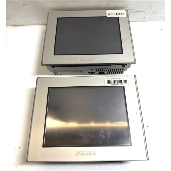 (2) Pro-face #3280035-01 / #AGP3400-T1-D24 Screens