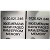 Image 4 : (2) Erni #6120.521.246 990EMEM.246 64KW Paged Ram/EPROM Memory Boards