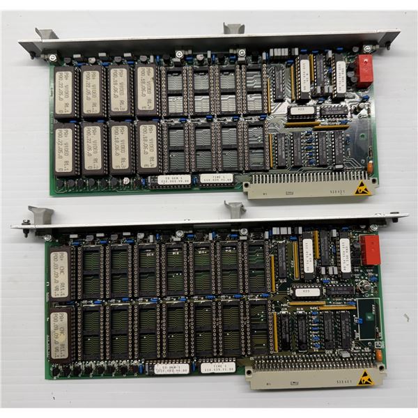 (2) Erni #6120.521.245 990EMEM.245 64-265K Paged Ram/EPROM Boards
