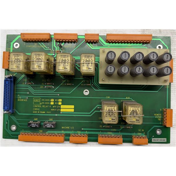 Hurco #415-0224-905 Rev. B Control Relay Board