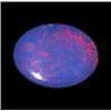 1.58ct Australian Black Opal Doublet Full Fire (GEM-22617D)