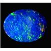 1.37ct Australian Black Opal Doublet Full Fire (GEM-22613F)