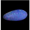 2.88ct Australian Black Opal Doublet Full Fire (GEM-22590B)