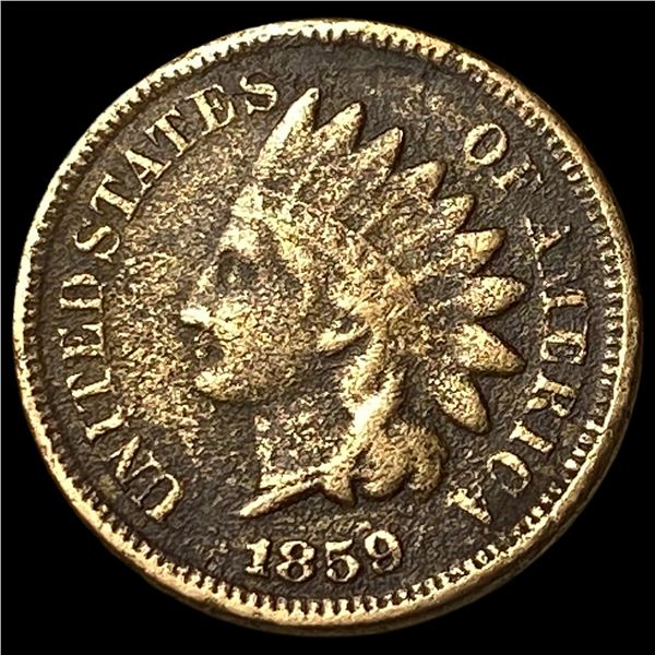 1859 Indian Head Cent NEARLY UNCIRCULATED
