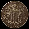 Image 1 : 1883 Shield Nickel NICELY CIRCULATED