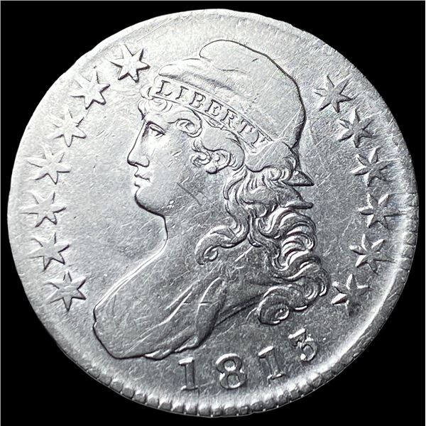 1813 Capped Bust Half Dollar CLOSELY  UNCIRCULATED