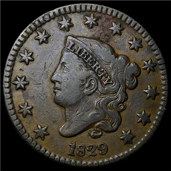 1829 Coronet Head Large Cent LIGHTLY  CIRCULATED