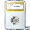 Image 1 : 1836 Capped Bust Half Dime PGA MS64