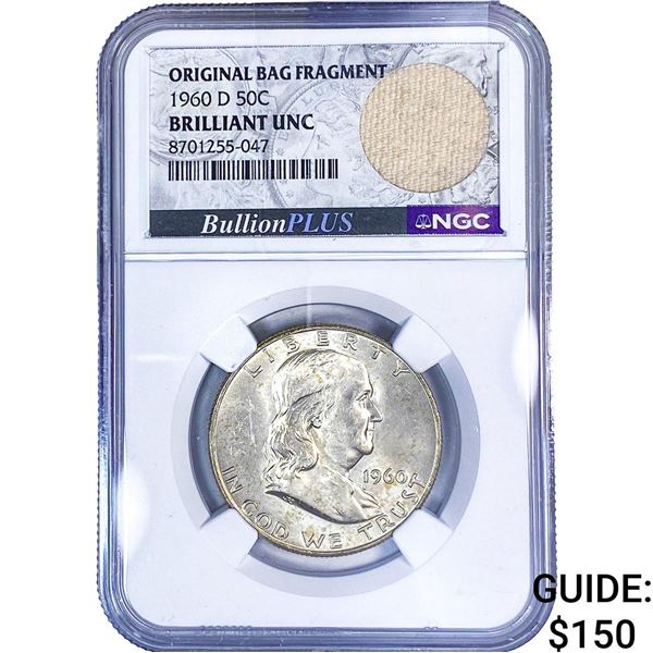 1960-D Franklin Half Dollar NGC BU