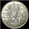 Image 2 : 1960 Netherlands Silver 2 1/2 Gulden