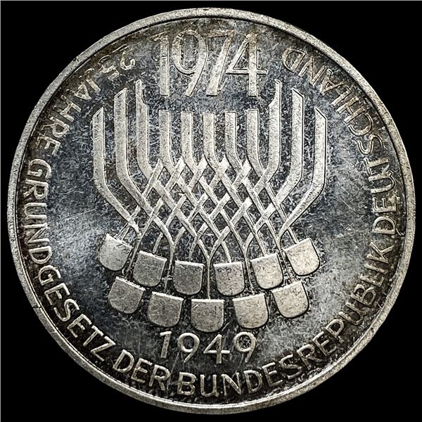 1974F Germany Silver 5 Mark