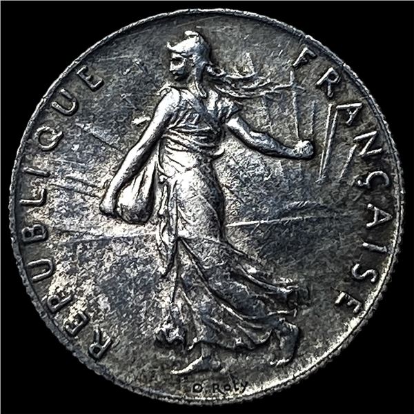 1919 France Silver 50 Centimes