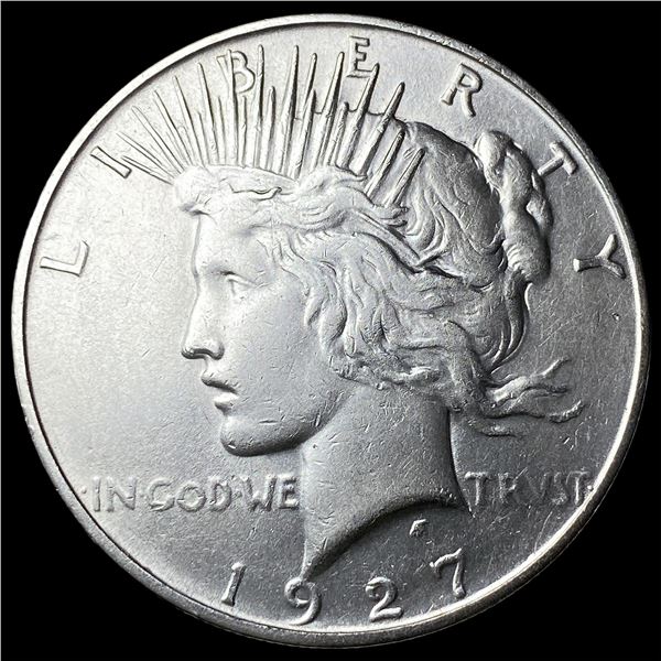 1927-D Silver Peace Dollar ABOUT UNCIRCULATED