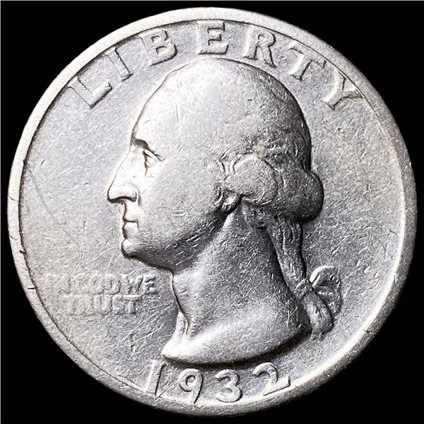 1932-S Washington Silver Quarter LIGHTLY  CIRCULATED