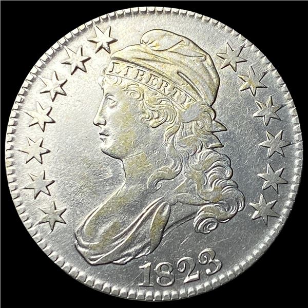 1823 Capped Bust Half Dollar CLOSELY  UNCIRCULATED