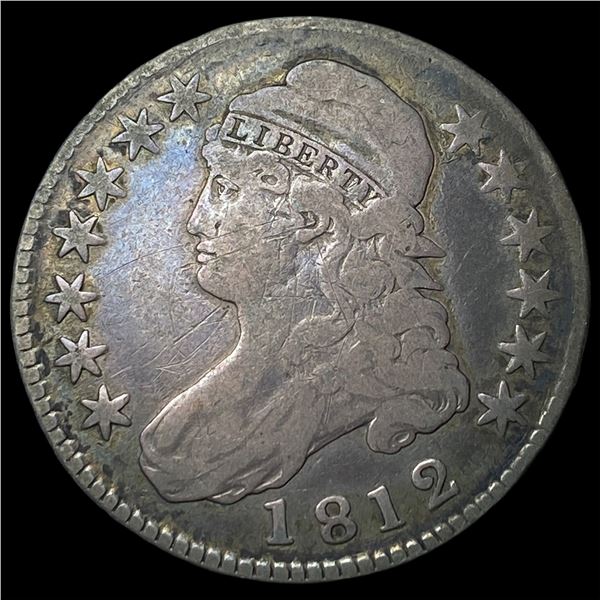 1812 Capped Bust Half Dollar LIGHTLY  CIRCULATED