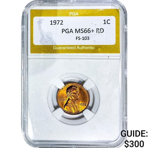 1972 Memorial Cent PGA MS66+ RD