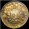 Image 2 : 1918 France Silver 50 Centimes