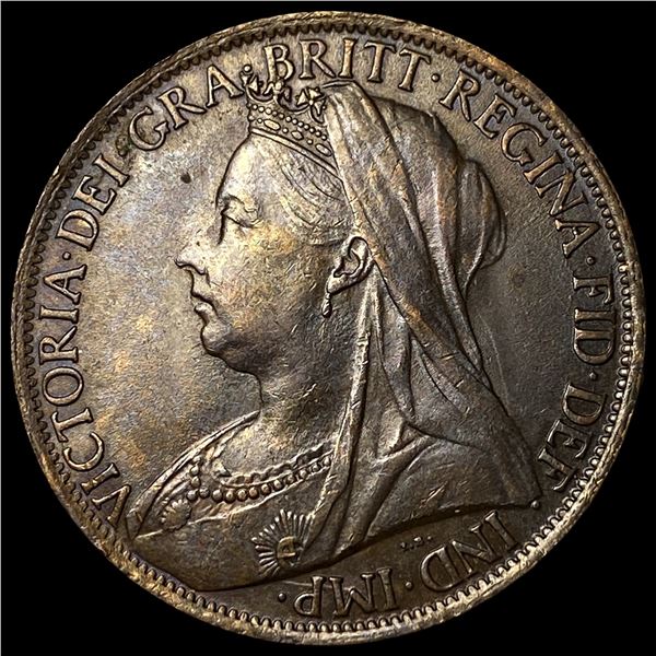 1897 Great Britain Bronze 1 Penny