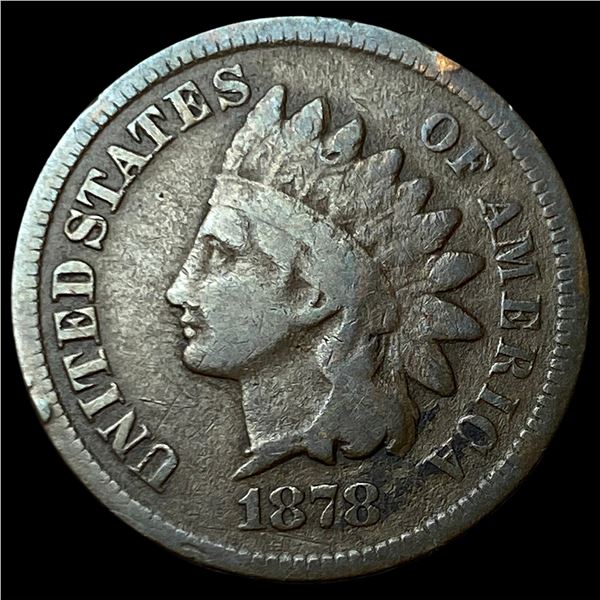 1878 Indian Head Cent NICELY CIRCULATED