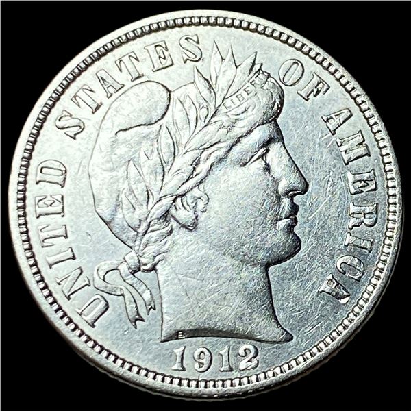 1912 Silver Barber Dime CHOICE AU