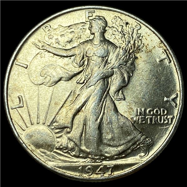 1947 Walking Liberty Half Dollar GEM BU