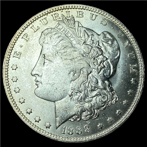 1888-O Silver Morgan Dollar GEM BU