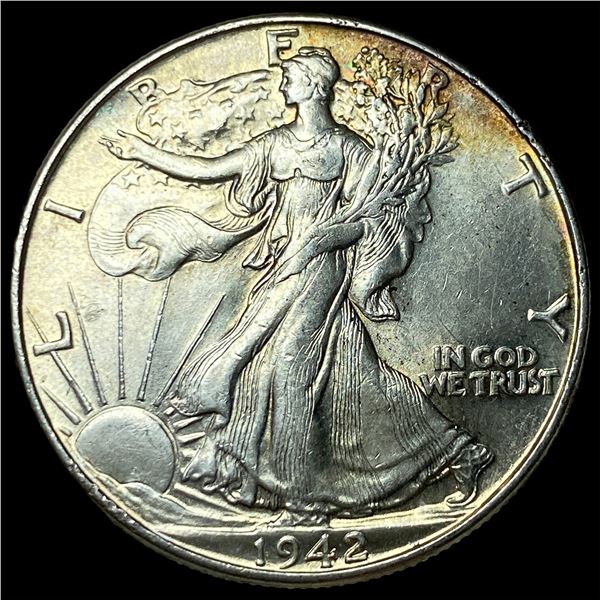 1942 Silver Walking Liberty Half Dollar GEM BU