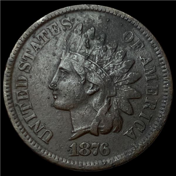 1876 Indian Head Cent LIGHTLY CIRCULATED