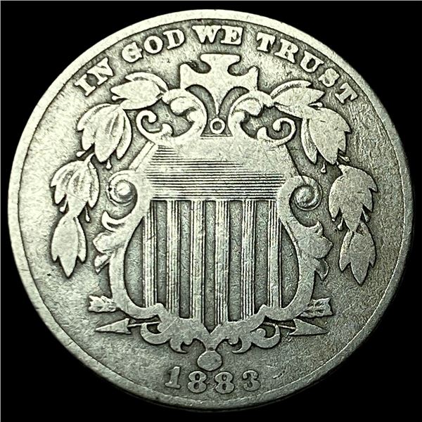 1883 Liberty Head Nickel NEARLY UNCIRCULATED