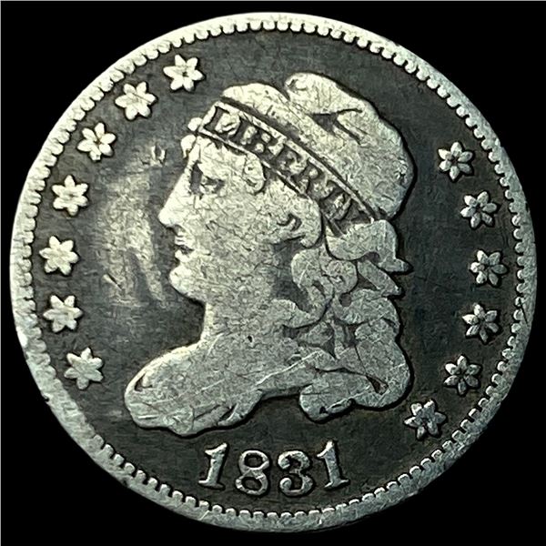 1831 Capped Bust Silver Half Dime LIGHTLY CIRCULATED
