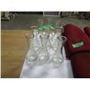 Image 4 : ESTATE:  4 - APPROX. 6' RED ROUND TABLE CLOTHS & 9 SMALL VASES