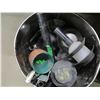 Image 2 : ESTATE:  METAL BARREL & SOLAR LIGHTS
