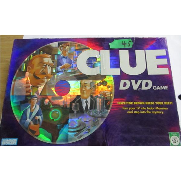 ESTATE:  CLUE DVD GAME