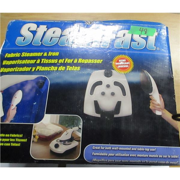 ESTATE:  "STEAMFAST" FABRIC STEAMER & IRON