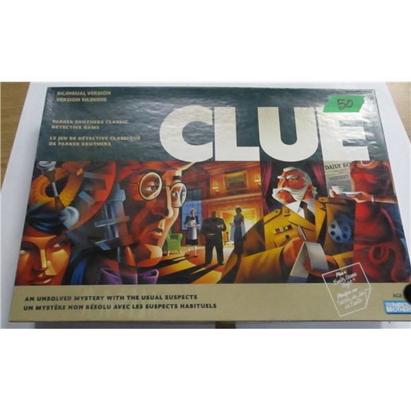 ESTATE:  CLUE BOARD GAME