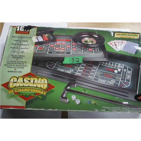 ESTATE:  TABLE TOP CASINO GAME