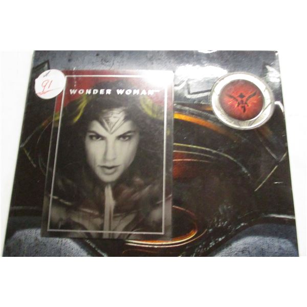 2016 CANADA MINT SEALED WONDER WOMAN & BATMAN 25 CENT COIN