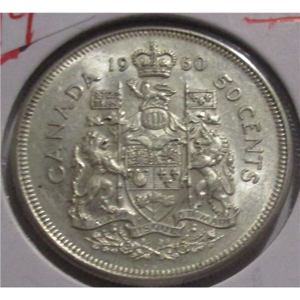 1960 CANADA SILVER HALF DOLLAR